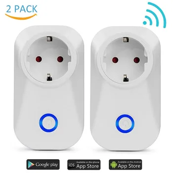 

NEW WIFI Smart Plug Smart Switch Socket EU Plug Audio Remote APP Control Smart Timing Socket Wireless Outlet For Amazon Alexa