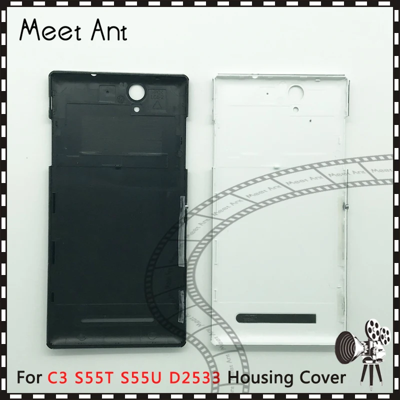 10 шт./лот высокое качество для Sony Xperia C3 S55T S55U D2533 задняя крышка аккумулятора |
