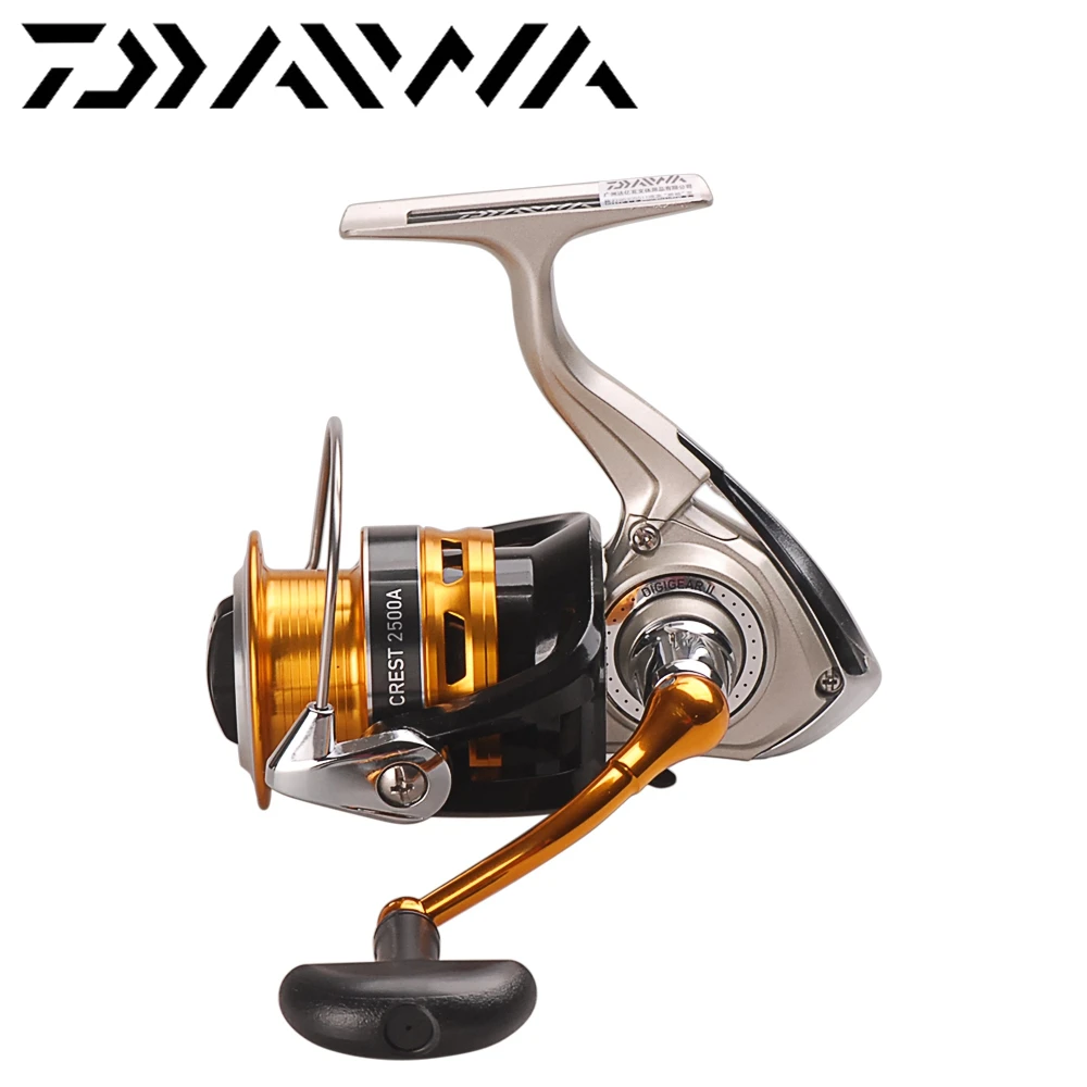 

DAIWA CREST 2500A 3000A Spinning Fishing Reel 4BB 5.3:1 Max Drag 4kg Saltwater Bass Carp Feeder Front Drag Wheel Moulinet Peche