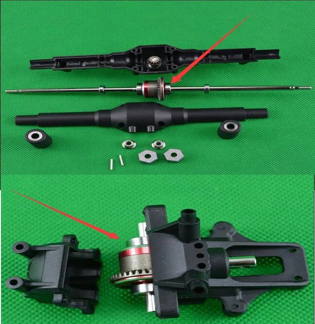 

JJRC Q39 Q40 Feiyue FY-01 FY-02 FY-03 FY-04 FY-05 FY-06 FY-07 Upgrade parts metal gear front and rear differential