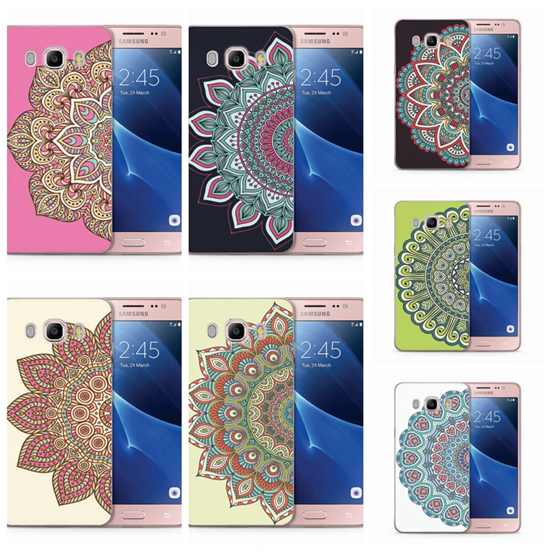 Для Samsung Galaxy A3 A5 2016 2017 A300 A310 A320F A510 A520F Note 8 ТПУ силиконовый Мандала крышка чехол F348 |