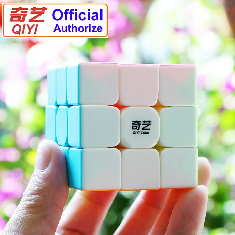 Волшебный куб конкурс посвященный гладкий дизайн QiYi Warrior W 3x3x3 Magic-Cube игрушки для детей скорость Cubo Magico MF3SET