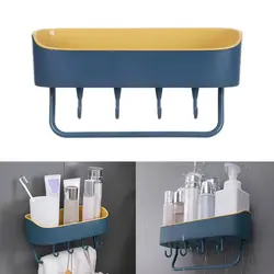 Органайзер многофункциональное мыло самоклеющаяся душевая стойка настенная домашняя прямоугольная дырокол для хранения ванной полка