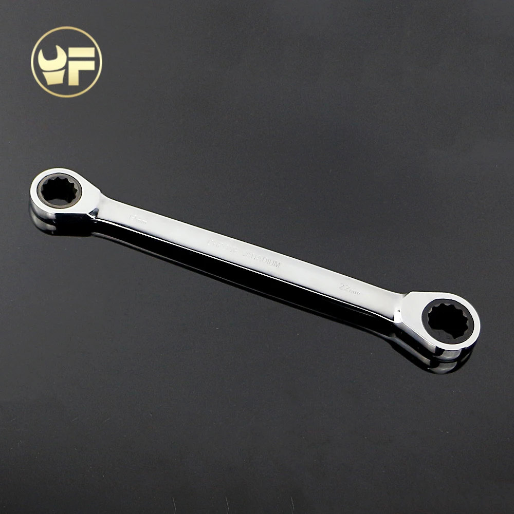 YOFE 19*22mm Double Ratchet Spanner a set of keys double ratcheting