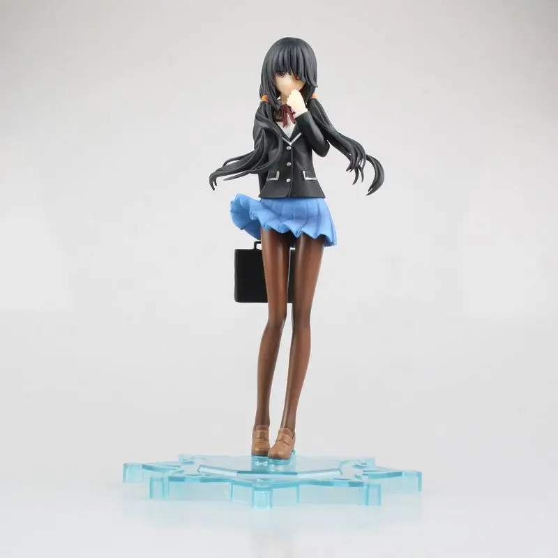 

26cm Date A Live 3 Tokisaki Kurumi Japan Anime Action Figure School uniforms sexy figure model