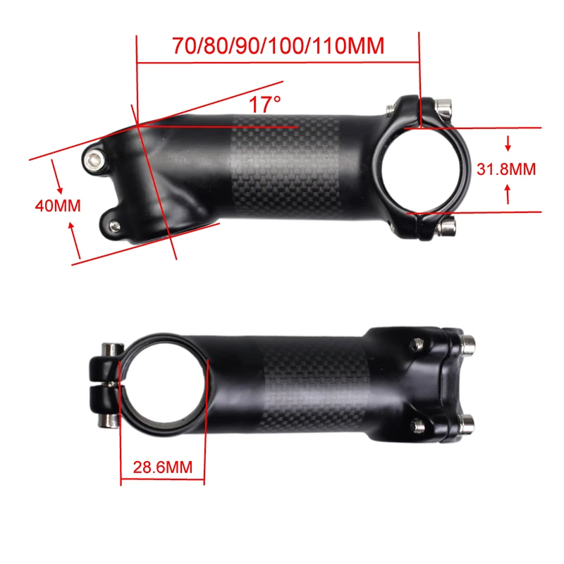 Famous brand bike carbon fiber rod diameter risers car Headset fork rod