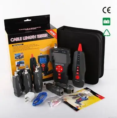 

Free shipping, Noyafa Cable Length Tester NF-8601W PoE/PING Tester with Auto/Manual get the IP testing PING function