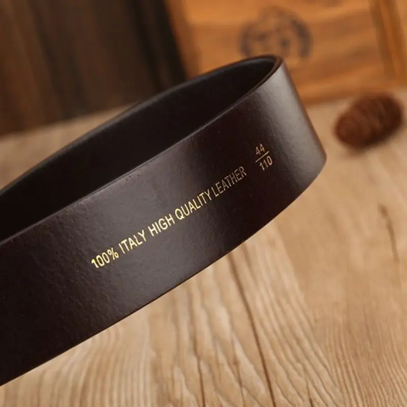 Ремень мужской из натуральной кожи с пряжкой в виде орла латуни|genuine leather belt men|genuine