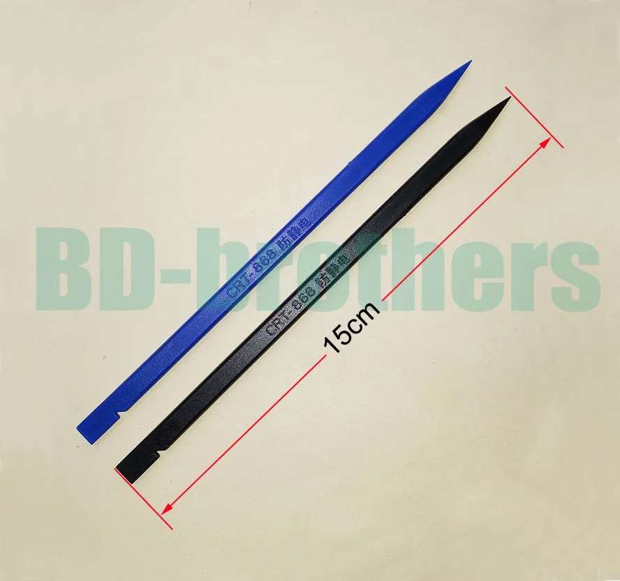 

Black / Blue 15CM Antistatic Plastic Flat Cable Pry Tool Spudger Bar Crowbar Repair Prying Tools for iPhone Android 1000pcs/lot