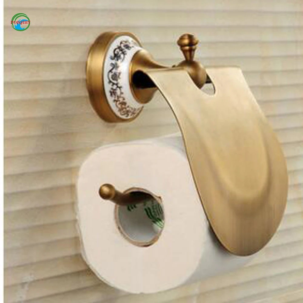 Antique Bronze Finishing Paper Holder/Roll Holder/Tissue Holder,Brass