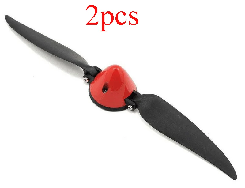

2PCS 10x6 Folding Propeller Assembly D42.5x4.0mm Propeller+ Plastic Props Spinner/Cover for RC Airplane Powered Glider