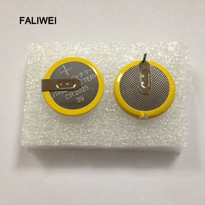 

5PCS/LOT Battery CR2025 2025 180 degrees welding foot button cell