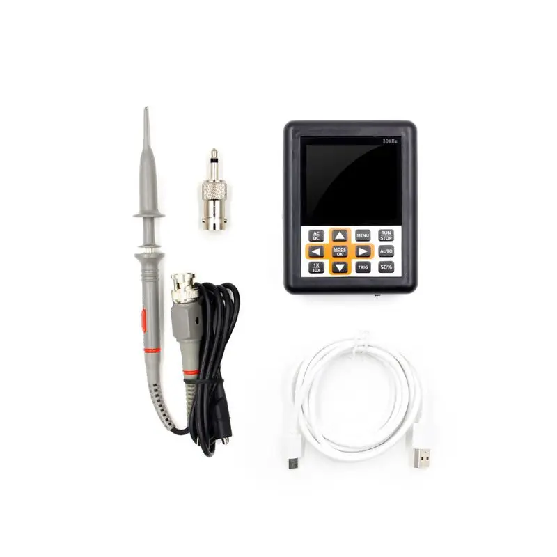 

Handheld Mini Portable Digital Oscilloscope DSO FNIRSI 30M Bandwidth 200MSps Sampling Rate IPS LCD Display