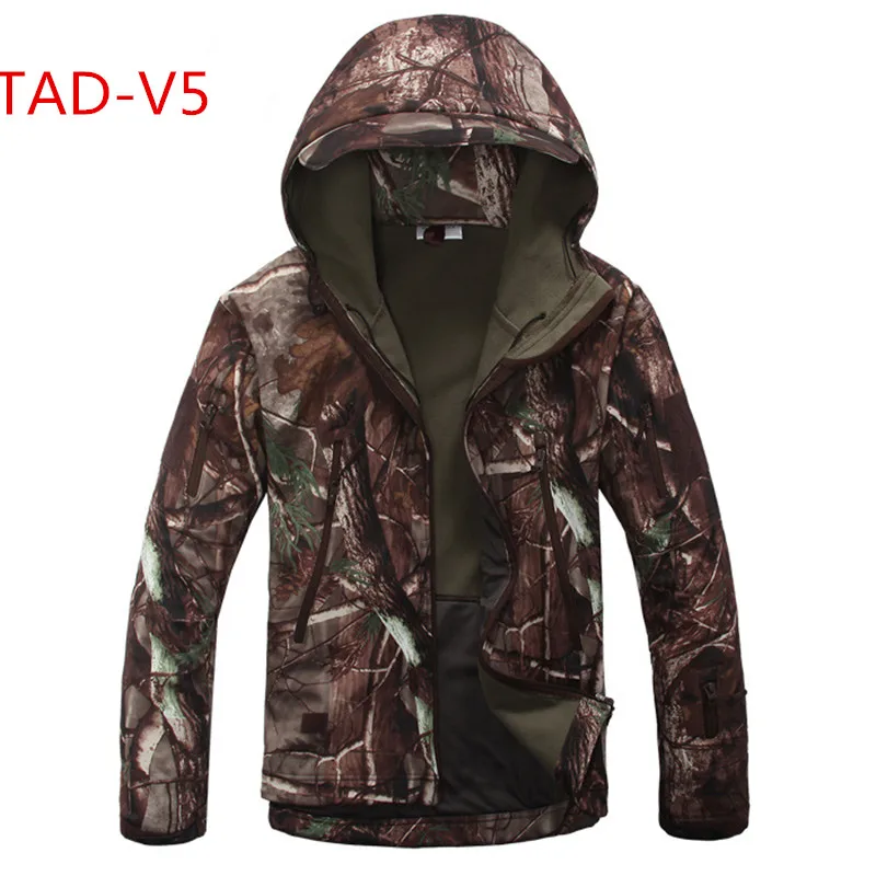  2018 High quality Lurker Shark skin Soft Shell TAD V 5.0 Military Tactical Jackets Men Waterproof W