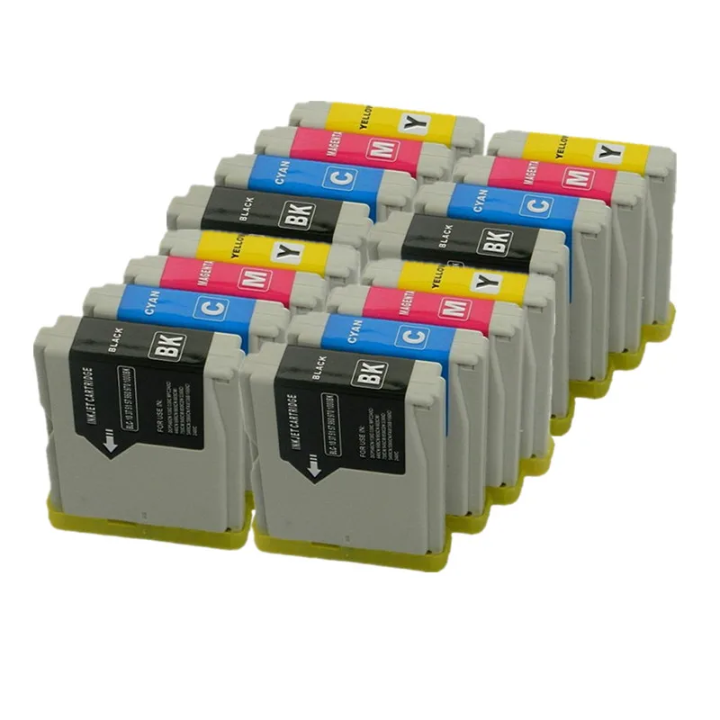 4SET LC10 LC51 LC57 LC960 LC970 LC1000 чернильные картриджи Замена для DCP-750CN DCP-750CW DCP-750CNU DCP-770CN DCP-770CW - Цвет: 4SET