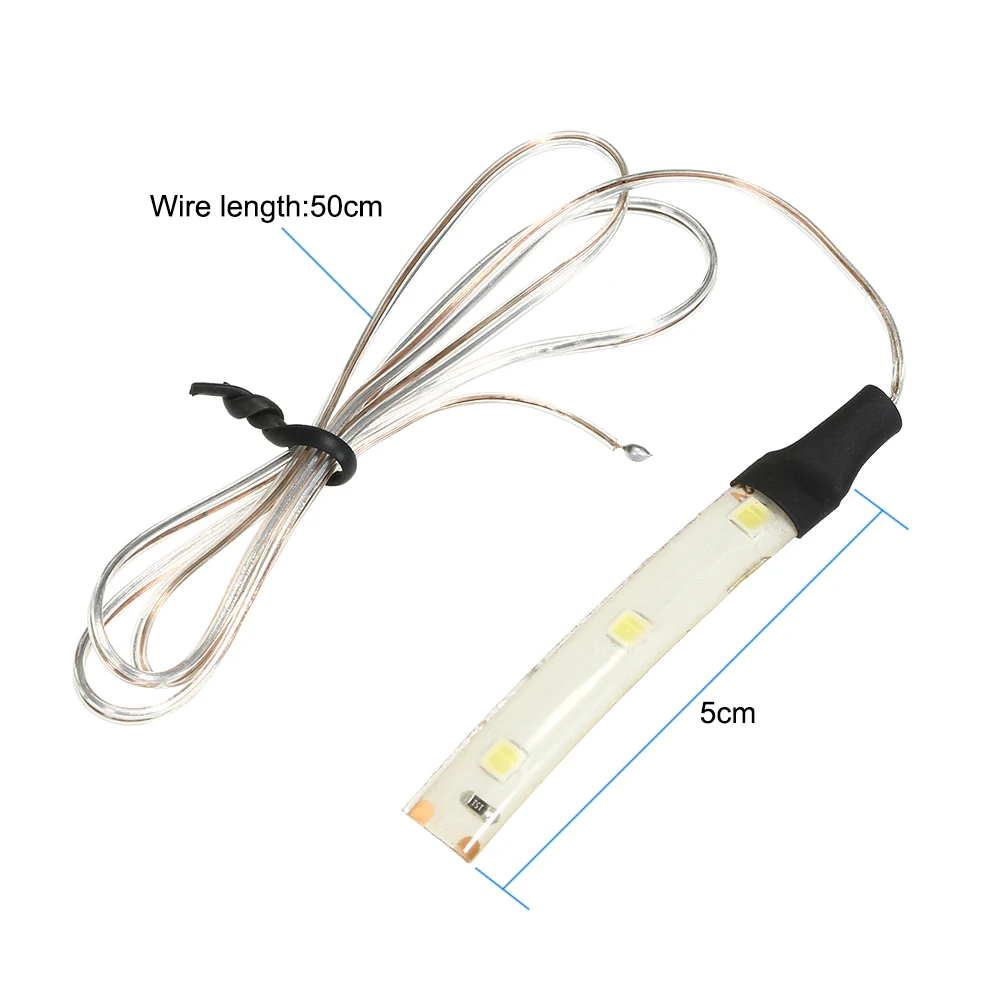 3SMD светодиодные полосы света для держателя чашки бардачок область ноги, белый свет