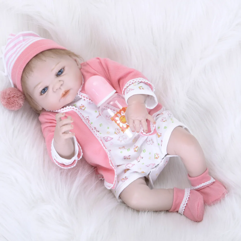 

55CM Reborn Babies Full Silicone Children Toy New Lifelike Baby Boys Newborn Fashion Doll SF5535 Chrismas Gift Reborn Vinyl Doll