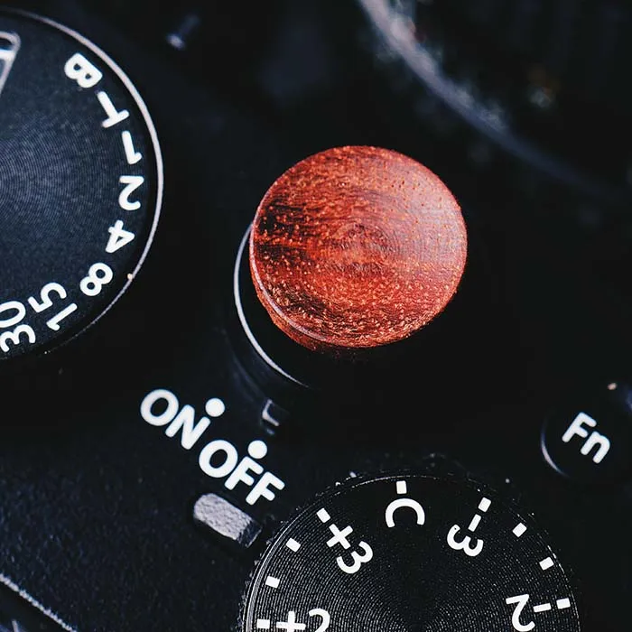 Solid Wooden Wood Shutter Release Button for Fuji XT2 XT10 XT20 XPRO2