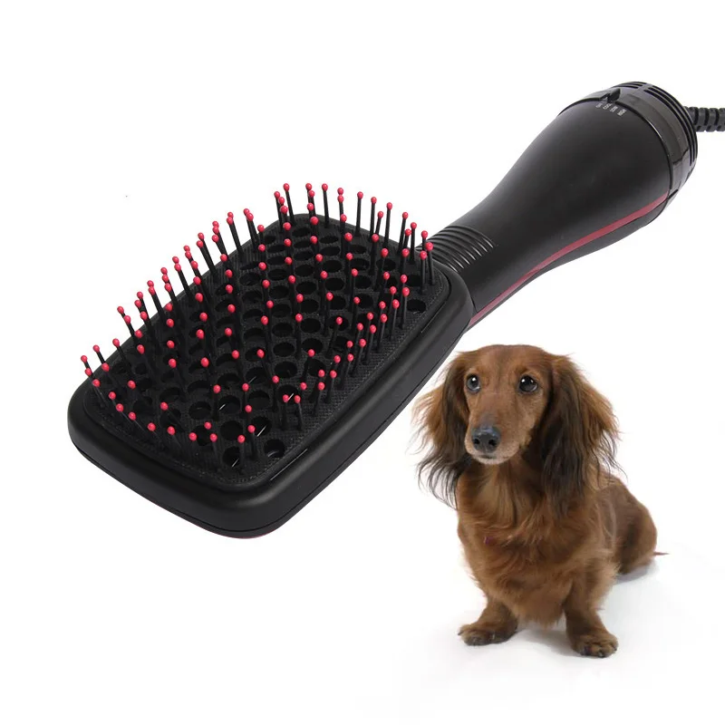 2 в 1 Пет сухих волос гребень высокое качество Портативный Уход за лошадьми машина