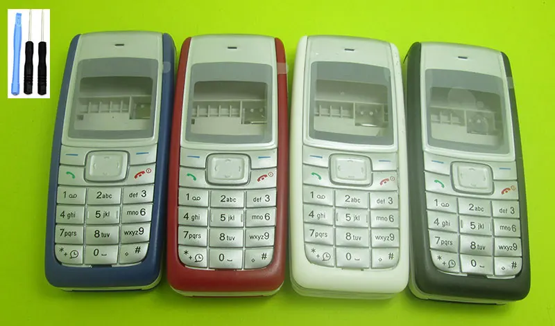 Корпус Крышка батарейного отсека чехол клавиатура для Nokia 1110 1110i 1112 Замена Ремонт белый черный синий красный