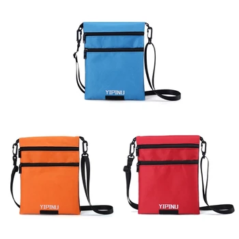

New Travel Neck Pouch Passport Cards Holder 2 Side Adjustable Lanyard Hidden Wallet Ultra-thin Bags For Men and Women 21x16cm