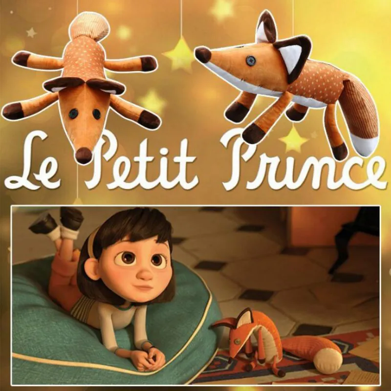 

40cm 60cm The Little Prince Fox Plush Dolls le Petit Prince stuffed animal plush education toys for baby kids Birthday Xmas Gift