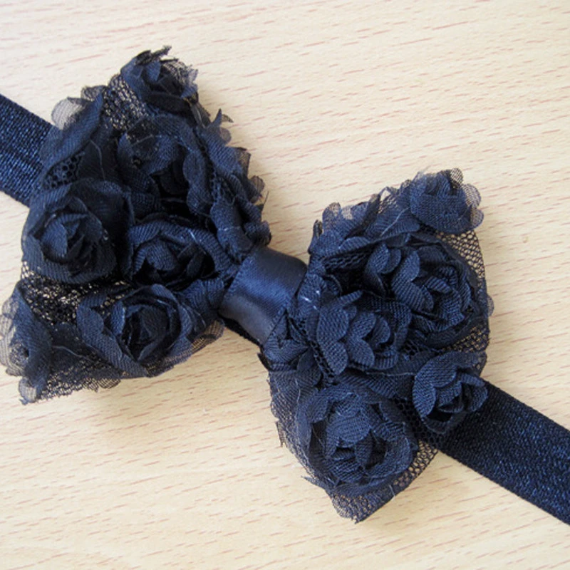 Headband For Girl 2019 Baby Girl Headbands Summer 10 PCS Baby Girls Elastic Bow Flower Hairband Photography Prop Band V16% (7)
