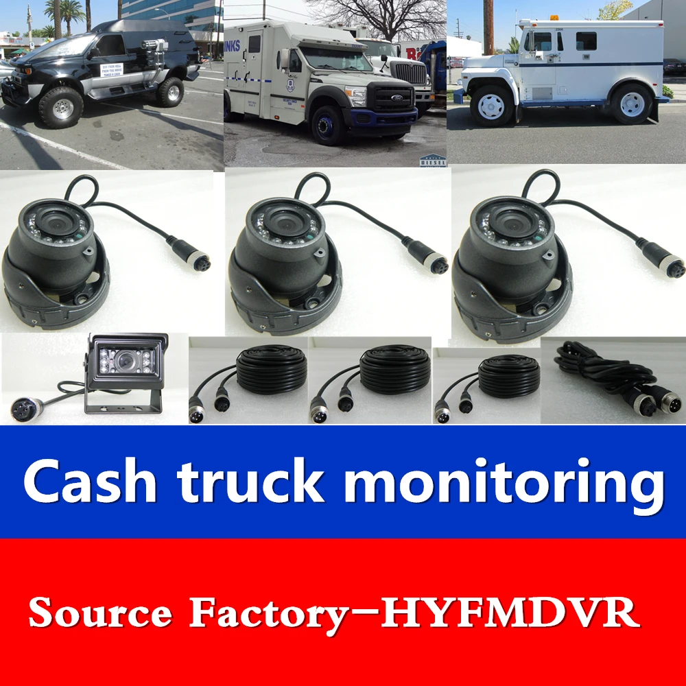 HYFMDVR денежных транспортного средства мониторинга комплект gps позиционирование, видеосъемки четырех направлениях Автомобильный видеорегистратор удаленного мониторинга f