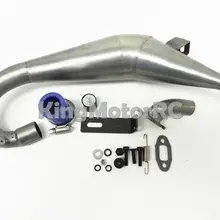 1/5 King Двигатель X2 fat-Boy производительность выхлопная труба подходит Losi 5ive T Rovan LT грузовик