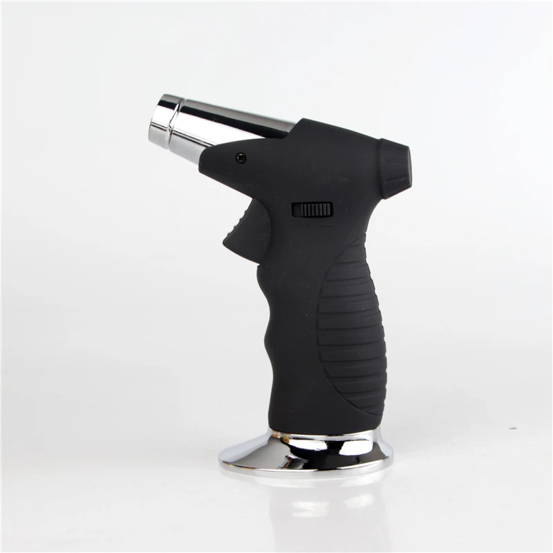 

Free shipping Barbecue ignition lighter Recycling refillable elbow Ignition Butane torch gas lighters