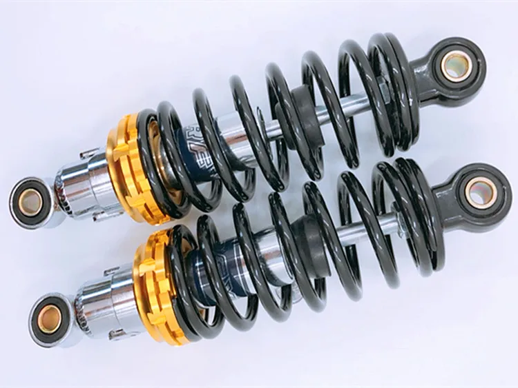 Universal 12 300mm 305mm 1pair spring 8mm rear shock absorber motorcycle for Yamaha ATV off-road vehicle plating plating