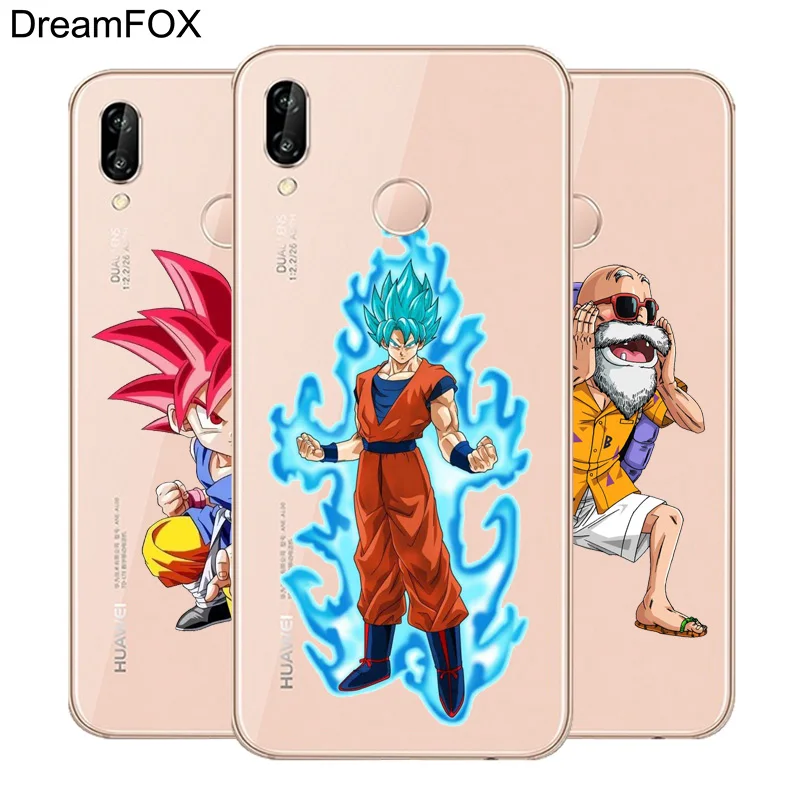 DREAMFOX M094 Dragon Ball Goku Soft TPU Silicone Case Cover For Huawei Honor 6A 6C 6X 7C 7X 8 Lite Pro |
