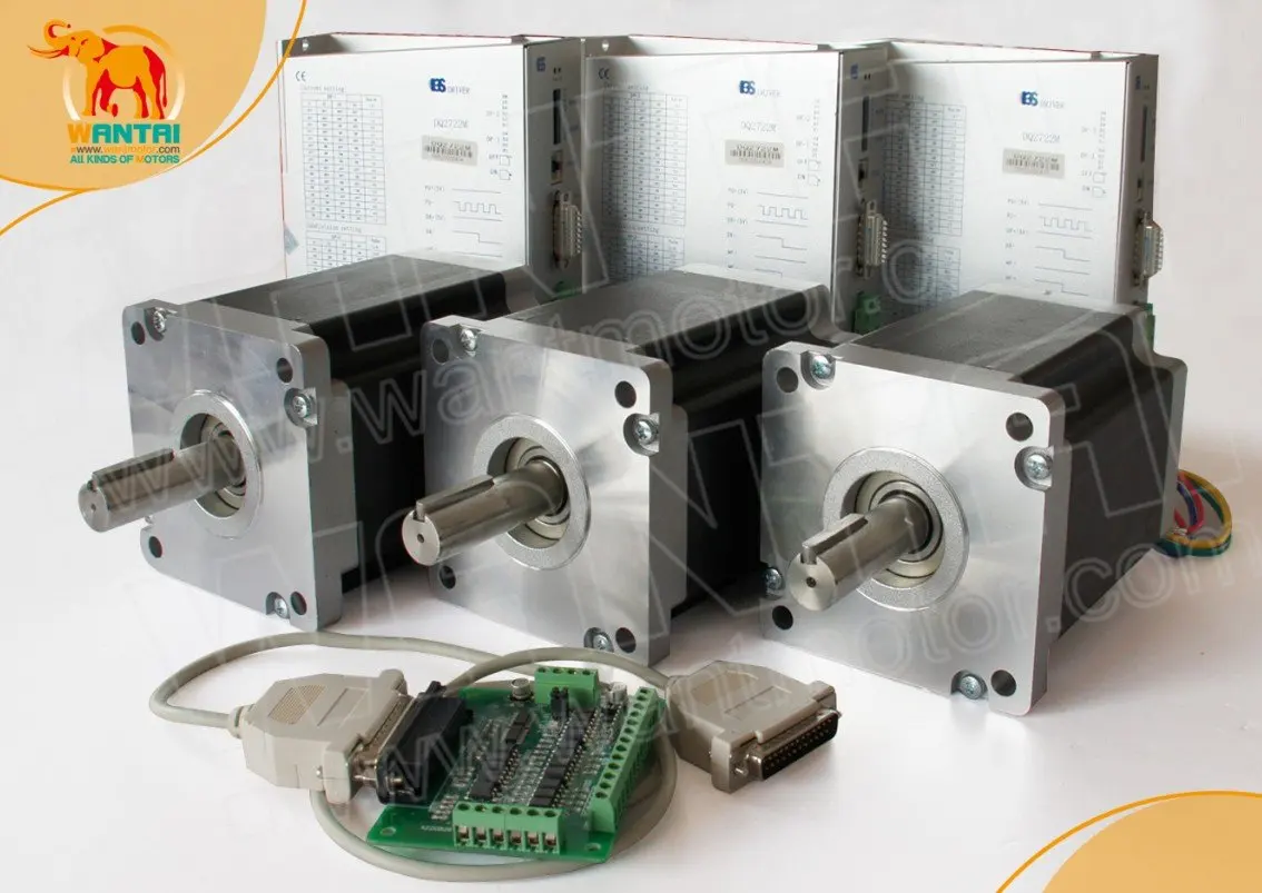 Высококачественный 3-осевой шаговый двигатель Nema 42 4200oz-in 8A CNC биполярный и 110-220VAC