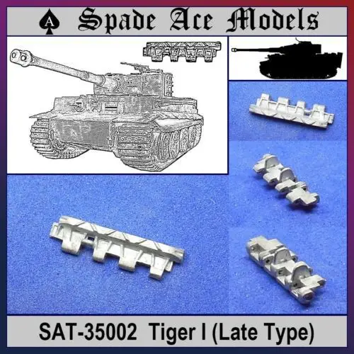 Spade Ace 1 35 35002 Metal Track Tiger I Late Type