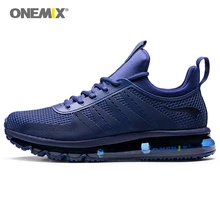 ONEMIX Men Sneakers 2019 Atheltic Shoes for Men High Top Sport Shoe Blue Outdoor Sneakers Mesh Breathable Walking Footwear Sport
