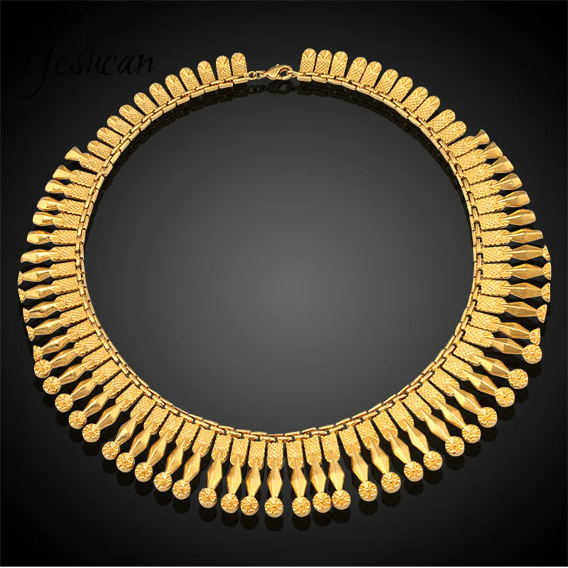 Yesucan Top Copper Tassel Collor Chokers Jewelry Neck Bib Torques Chain Tassels Statement Necklace Pendant Women Weeding Jewelry Yesucan Top Copper Tassel Collor Chokers Jewelry Neck Bib Torques Chain Tassels Statement Necklace Pendant Women Weeding Jewelry