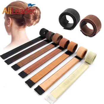 

Hair Accessories Synthetic Wig Donuts Bud Head Band Synthetic Wig Donuts Bud Haar Knot Ball French Twist Magic Diy Hair Band