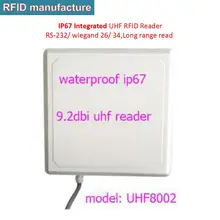 9.2dbi антенна интегрированное считывание Rfid Доступа Управление карты УВЧ для дальних дистанций Rfid считыватель 10 м с карта на лобовое стекло образца