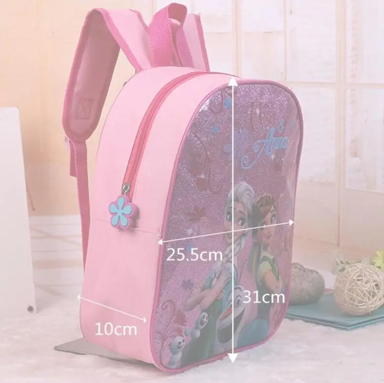 Hot Girls cartoon schoolbag kids lovely princess elsa anna backpack Cute Brand Toddler Kids boys schoolbags