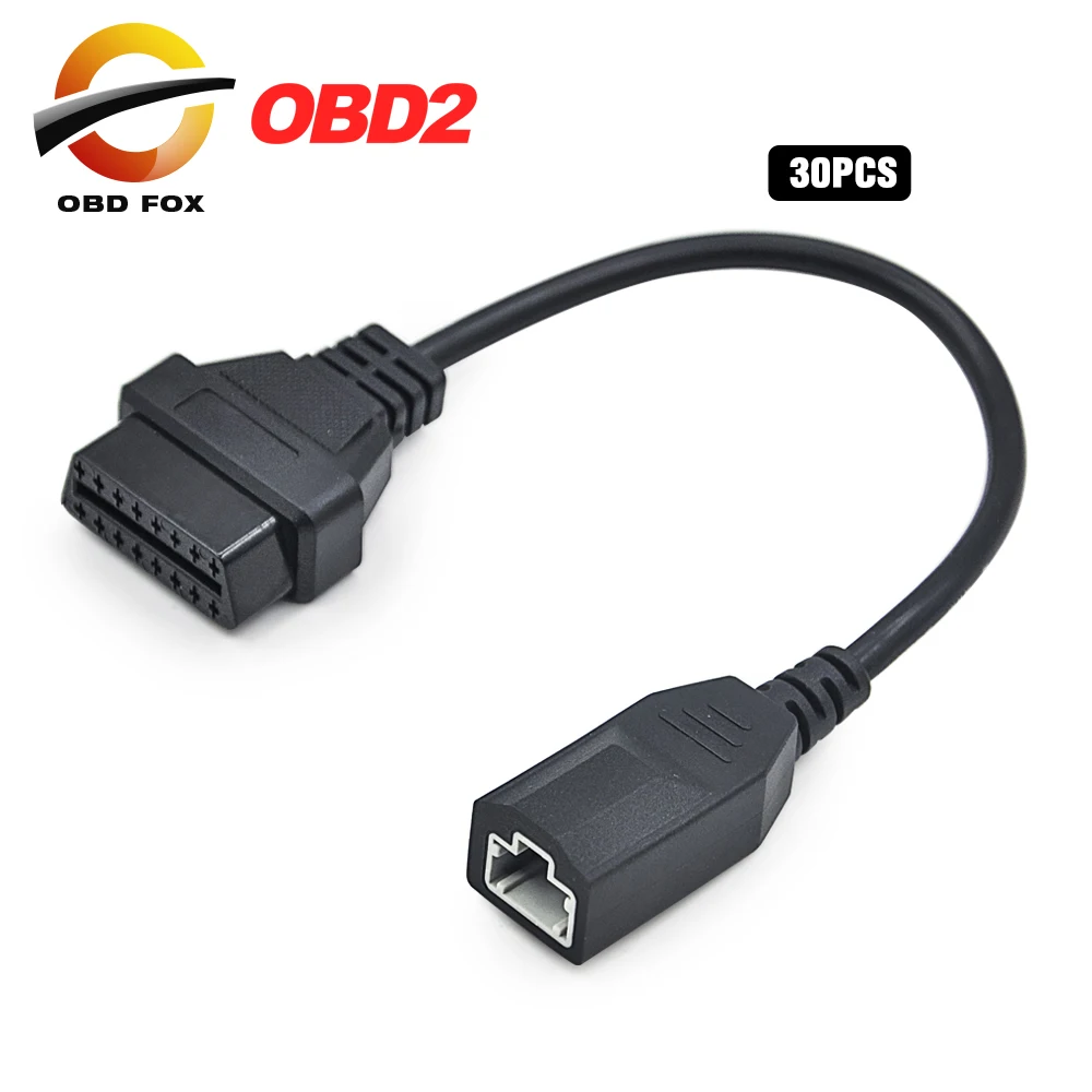 30 шт./лот OBD 2 разъема 16 Pin для honda 3 5pin диагностического адаптера Femal OBD2 toyota 17 pin 22 kia