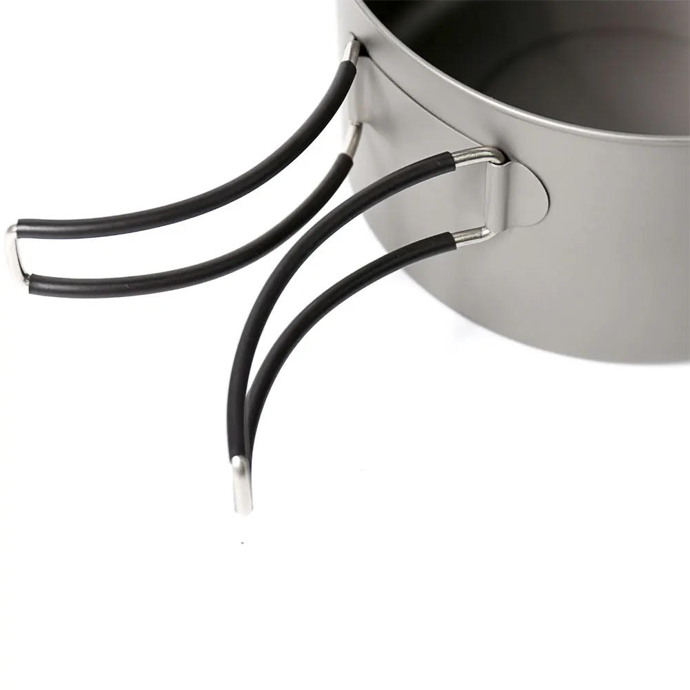 TOAKS CKW-1350 титановая походная сковорода походная кухонная посуда альпинистская миска для приготовления пищи миска для пикника набор кастрюль со сложенной ручкой