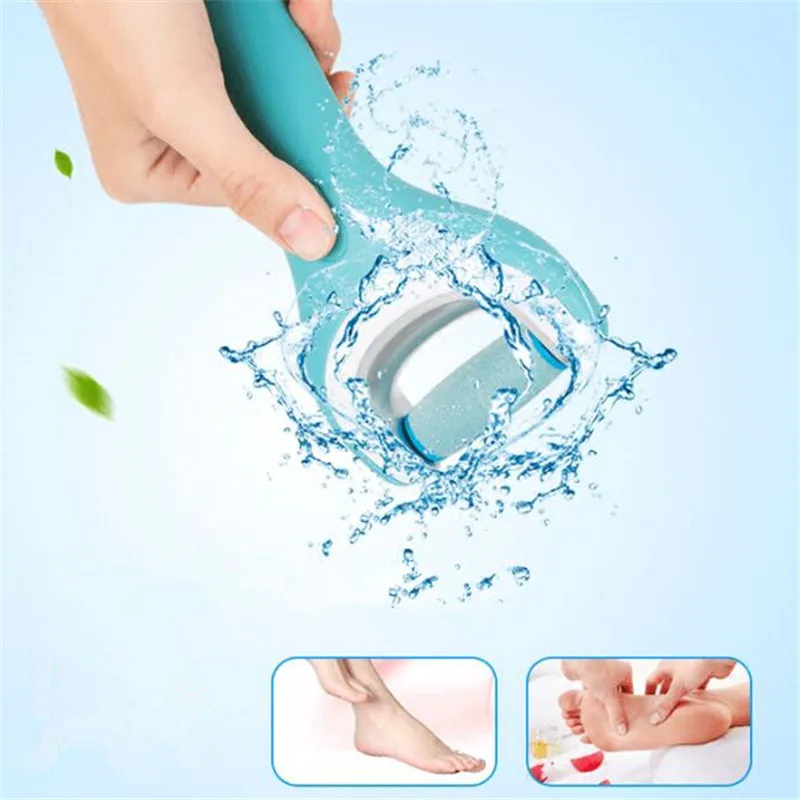 

Electric Foot Grinding Device Waterproof Dead Skin Remover Wet & Dry Wireless Charging File Grinding Pedicure Machine for Feet