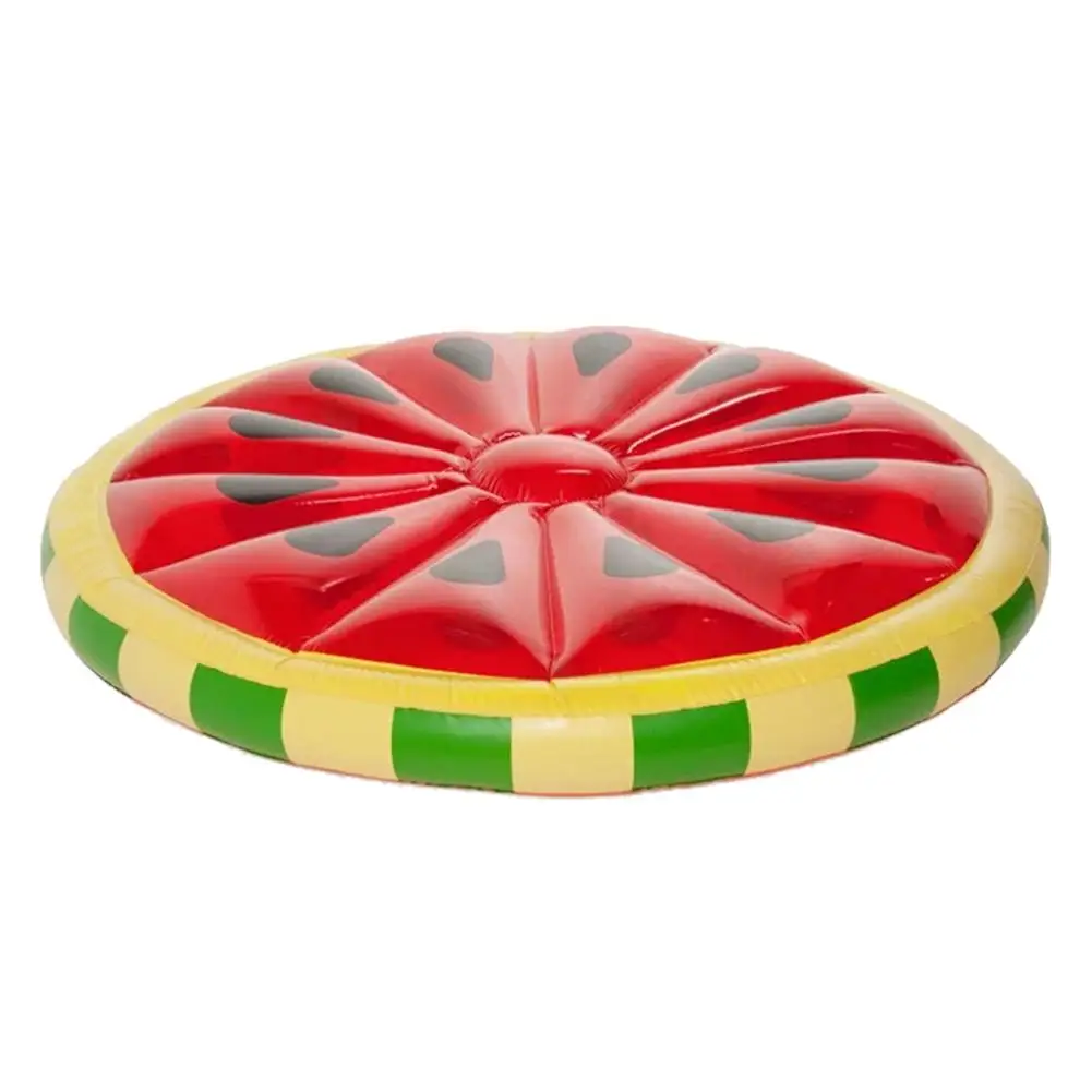 buy Inflatable Large Round Watermelon Floating Row Inflatable Fruit Floating bed Water Toy Environmentally Friendly PVC