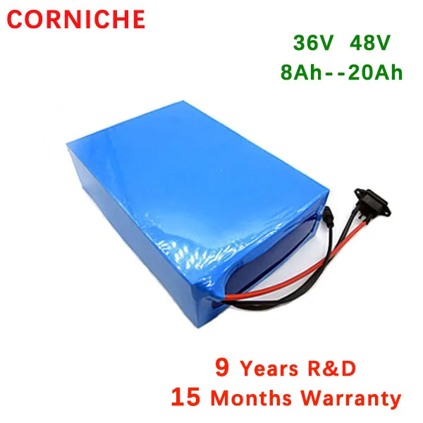 36V 48V 8Ah 10Ah 12Ah 15Ah 20Ah 30Ah Электрический велосипед Батарея E Scooter аккумулятор литиионый