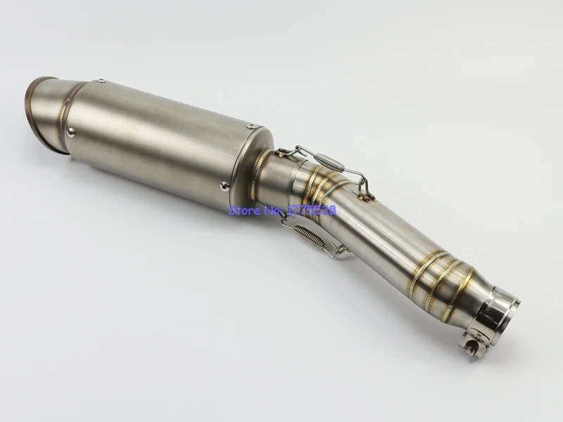 ID 39mm CBR300 font b Motorcycle b font font b Exhaust b font Pipe Muffler with