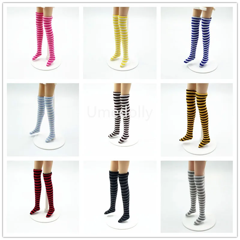 1 пара новых носков в полоску для Barbies Blyth Momoko Azone 1/6 кукла licca|Куклы| |