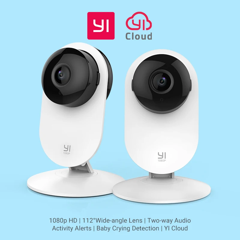 Домашняя камера YI 1080p Home Camera | Режим ночной съемки Обнаружение движения