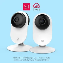 Домашняя камера YI 1080p Home Camera | Режим ночной съемки | Обнаружение движения | Двусторонняя аудиосвязь | Облачное хранилище
