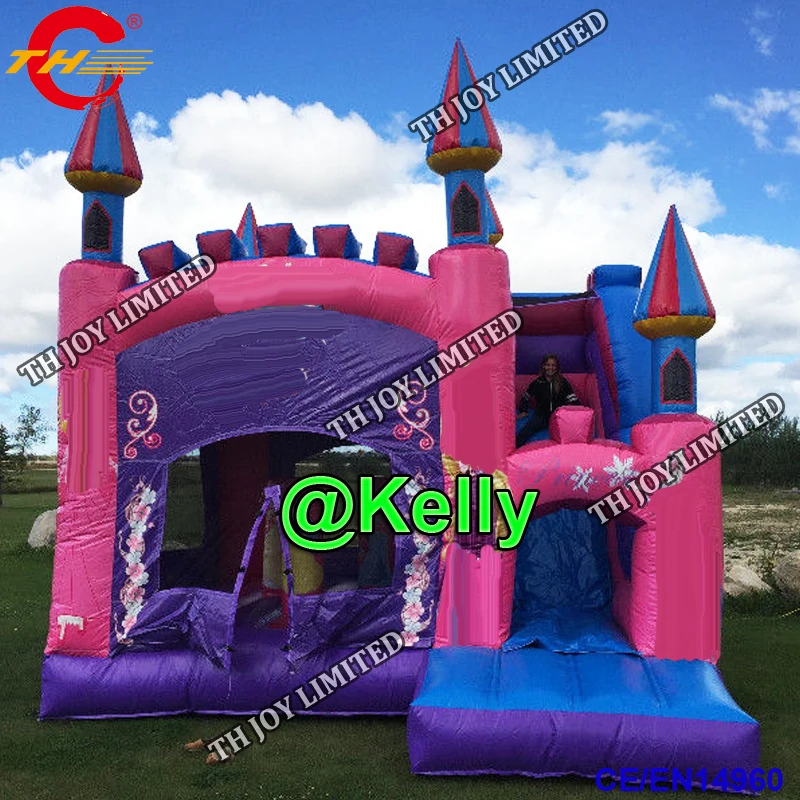 Free Door Shipping 5 4m Princess Theme Big Inflatable Bounce House For 