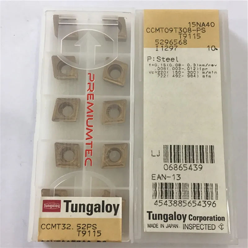 CCMT09T308 PS T9115 original TUNGALOY carbide insert milling insert